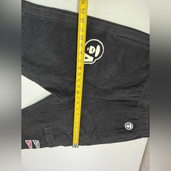 Used AAPE BY *A BATHING APE® logo-appliqué cotton track pants Sz M - Picture 2 of 13